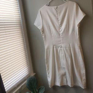 Ivory banana republic dress size 12